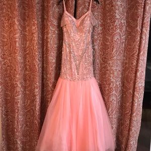 Sherri Hill pink prom dress